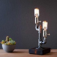 Edison Rustik Ampül Masa Lambası Abajur Anahtarlı Edison Rustik Ampül Masa Lambası Abajur Anahtarlı