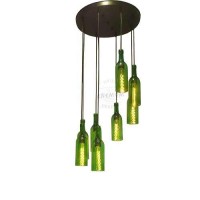 Şişe Avize Rustik Gotik Tarz Sekizli