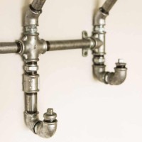 Elbise Askısı Altılı Portmanto Su Borusu Retro Tarz Elbise Askısı Altılı Portmanto Su Borusu Retro Tarz