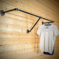 Elbise Askısı Karbon Çelik Flanş Su Borusu Retro Tarz Elbise Askısı Karbon Çelik Flanş Su Borusu Retro Tarz