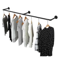 Elbise Giysi Askısı Karbon Çelik Flanş Su Borusu Retro Tarz Elbise Giysi Askısı Karbon Çelik Flanş Su Borusu Retro Tarz