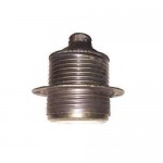 Dekoratif Metal Eskitme E27 Bronz Retro Antik Porselen Vidalı Duy