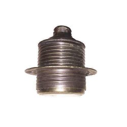 Dekoratif Metal Eskitme E27 Bronz Retro Antik Porselen Vidalı Duy