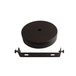 Rozans Mat Siyah Metal Tavan ve Duvar Aparatı Avize Aplik İçin 10cm