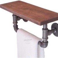 Retro Banyo Mutfak Yatak Odası Su Borusu Havluluk Rafı